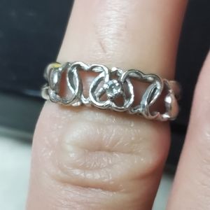 10k gold diamond ring